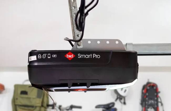 B&D Smart Pro garage door opener motor installed in Sydney residential garage.